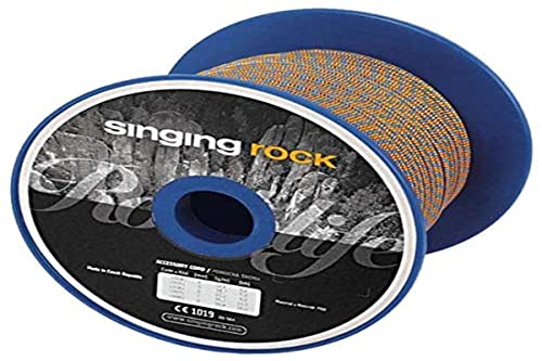 SINGING ROCK Erwachsene Unisex CORDINO 5 mm, 100 m Spule Seile, Bergsteigen und Trekking, Rosa (ohne Farbe), Medium von Singing Rock