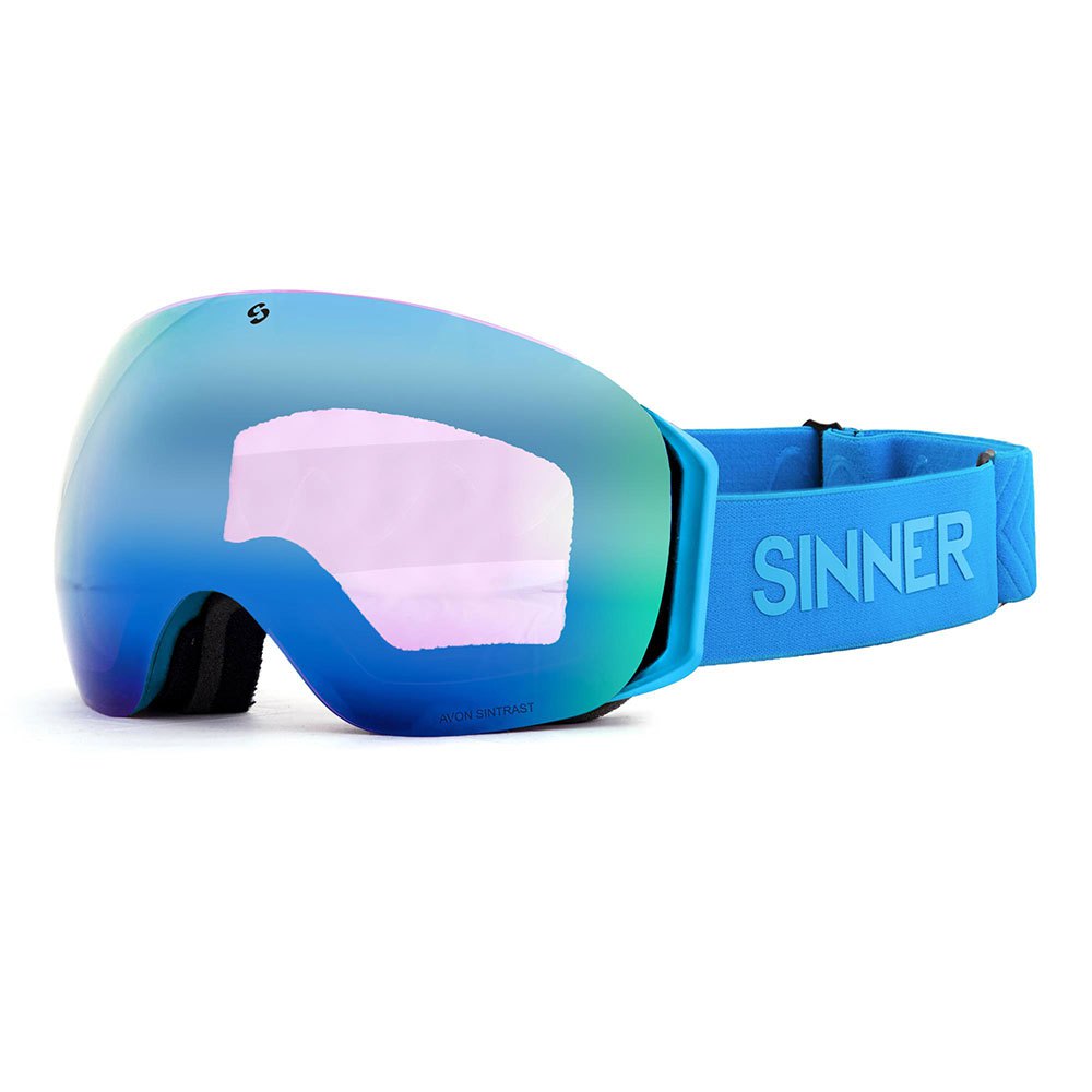 Sinner Avon Ski Goggles Blau Double Blue Sintrast+Dbl Orng Sintrast/CAT1-3 von Sinner