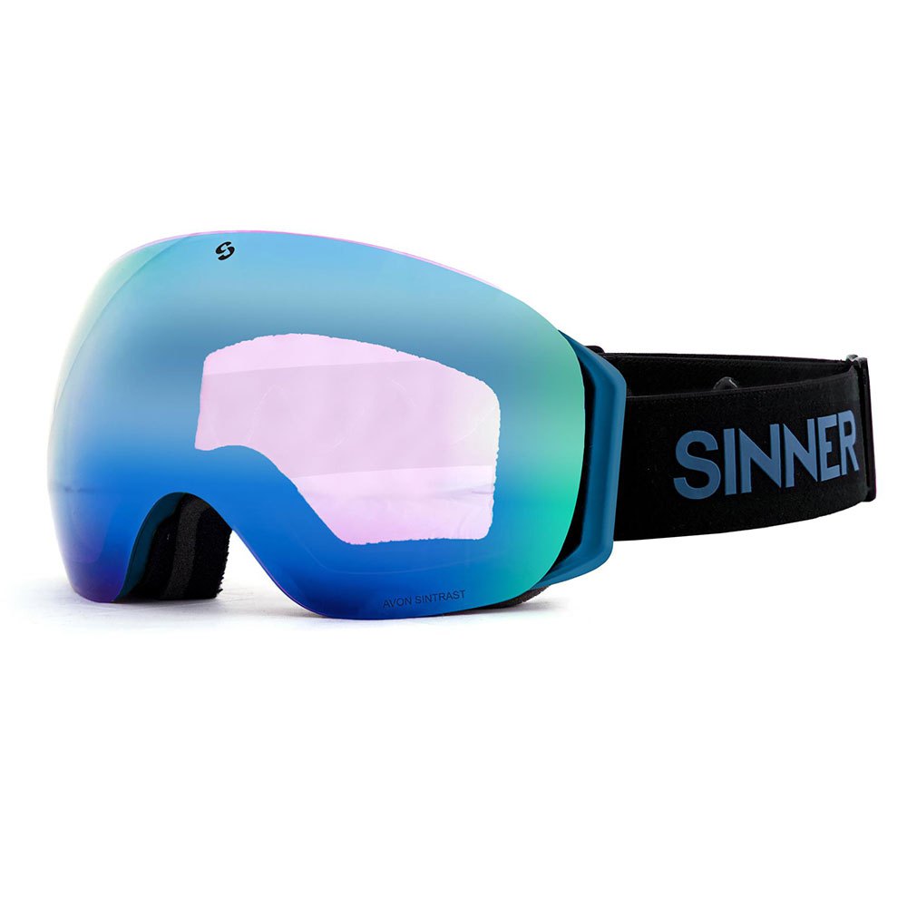 Sinner Avon Ski Goggles Blau Double Blue Sintrast+Dbl Orng Sintrast/CAT1-3 von Sinner