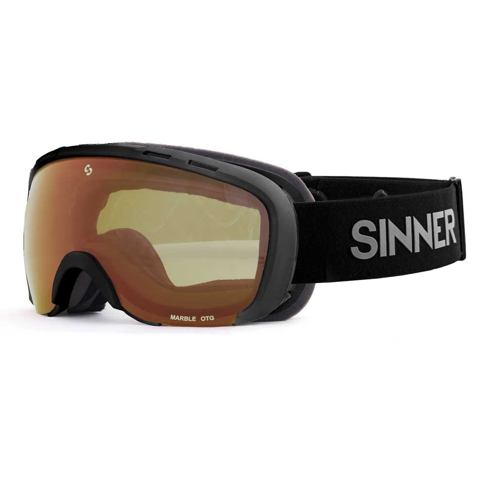 Sinner Marble Otg Ski Goggles Golden Double Orange/ CAT2 von Sinner