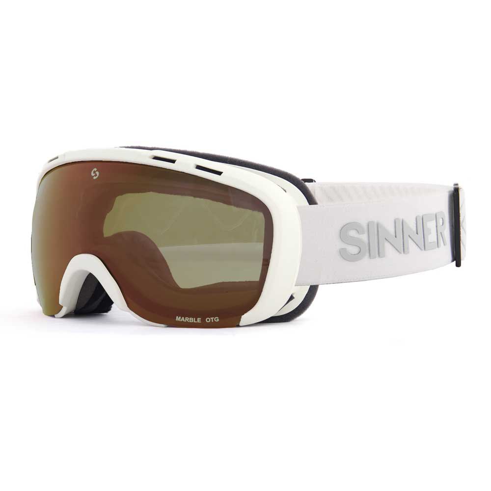 Sinner Marble Otg Ski Goggles Golden Double Orange Sintec/ CAT2 von Sinner