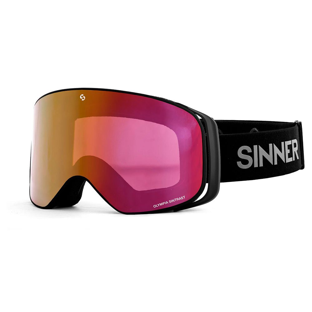 Sinner Olympia + Ski Goggles Durchsichtig Double Pink Sintrast / CAT2 von Sinner
