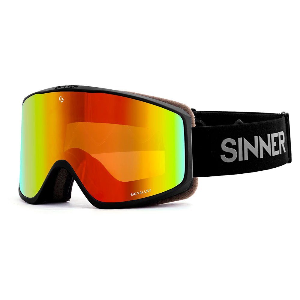 Sinner Sin Valley Ski Goggles Golden Double Orange Oil+Double Pink/ CAT3+CAT1 von Sinner