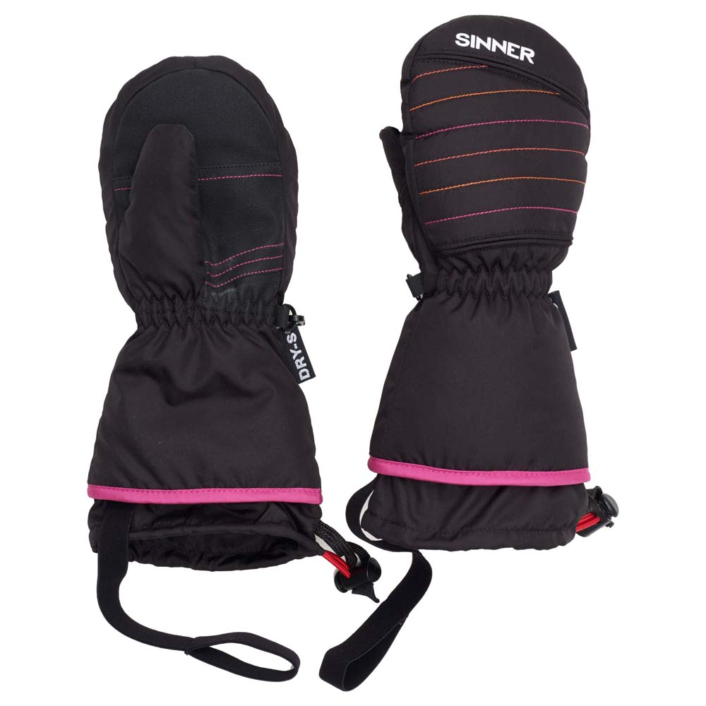 Sinner Stratton Mittens Schwarz 11-12 Years Junge von Sinner