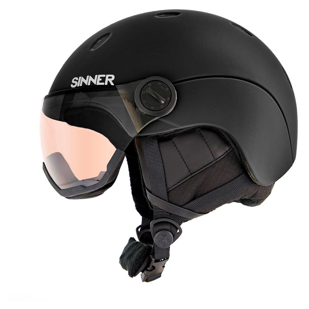 Sinner Titan Visor Trans Visor Helmet Schwarz XL / Trans Orange/CAT1-3 von Sinner