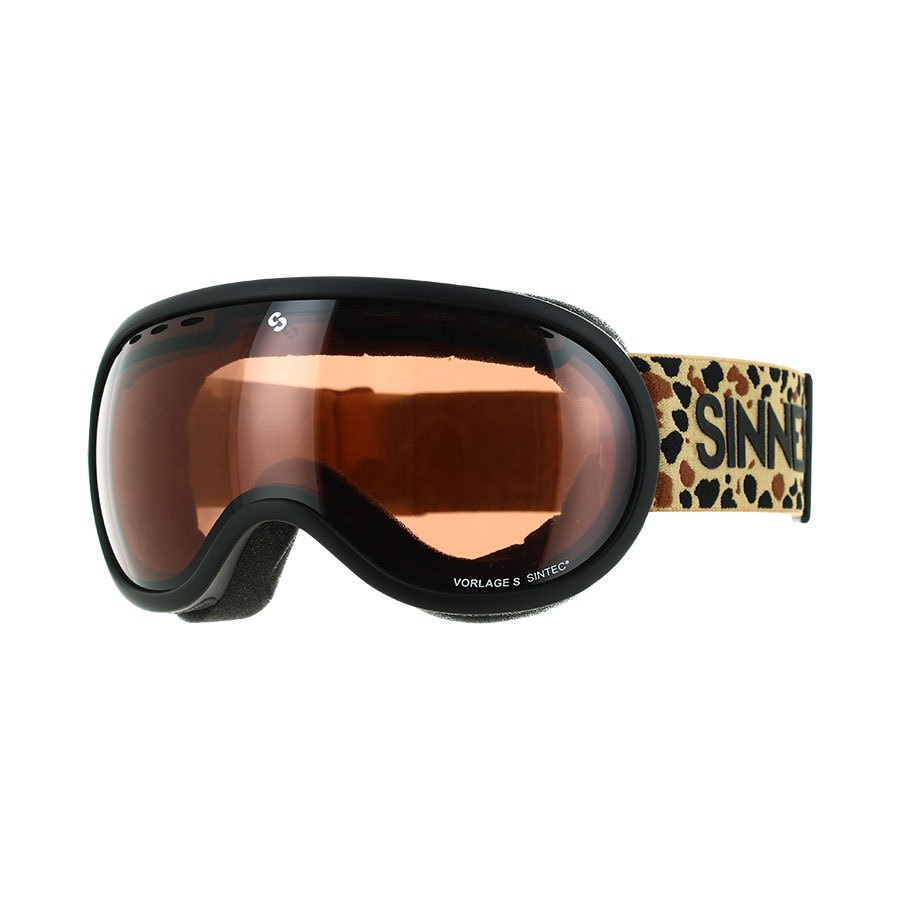 Sinner Vorlage S Ski Goggles Schwarz Double Orange Vent/CAT2 von Sinner