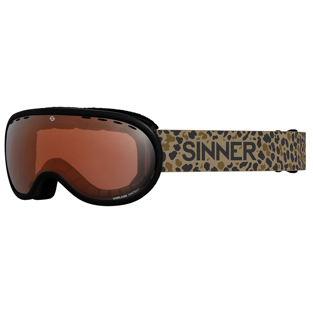Sinner Vorlage Ski Goggles Grün Double Orange Sintec Vent/CAT2 von Sinner