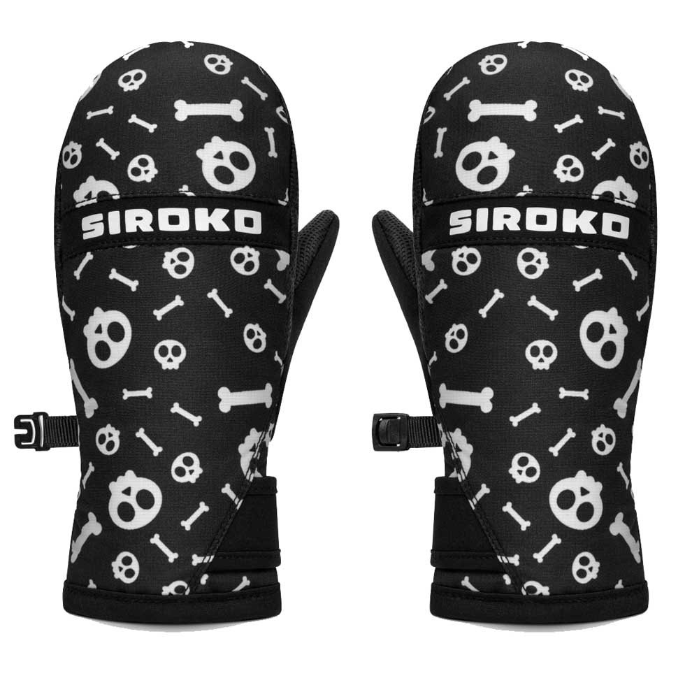 Siroko Spook Mittens Schwarz 9-10 Years Junge von Siroko