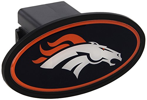 NFL Denver Broncos Kunststoff-Logo-Abdeckung für Anhängerkupplung, Klasse III von Siskiyou Sports