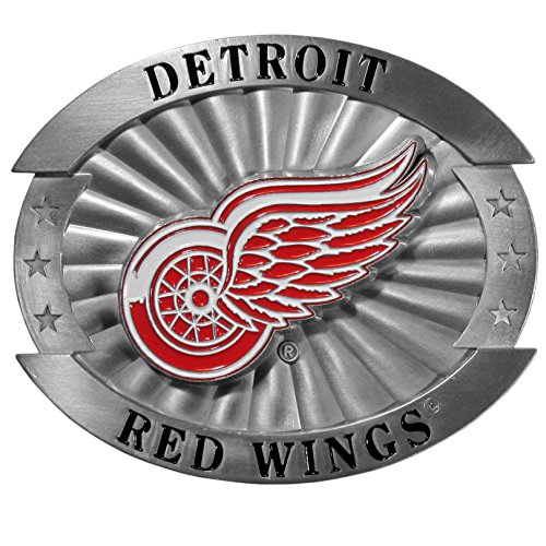 Siskiyou NHL Detroit Red Wings Übergroße Gürtelschnalle, Schwarz, Größe XL von Siskiyou