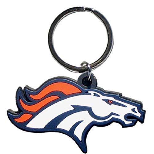 Siskiyou Sports NFL Fan Shop Denver Broncos Flex Schlüsselanhänger, Einheitsgröße, Teamfarbe von Siskiyou Sports