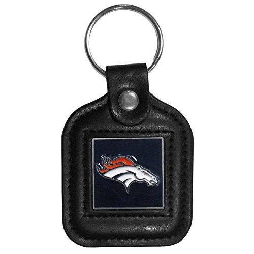 Siskiyou Sports NFL Fan Shop Denver Broncos Schlüsselanhänger Leder Einheitsgröße schwarz von Siskiyou