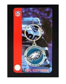 Siskiyou Sports NFL Fan Shop Philadelphia Eagles geschnitzter Zink-Schlüsselanhänger, Einheitsgröße, Teamfarbe von Siskiyou