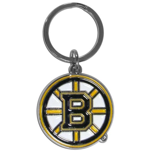 Siskiyou NHL Sports Fan Shop Boston Bruins Chrom & Emaillierter Schlüsselanhänger Einheitsgröße Teamfarben von Siskiyou