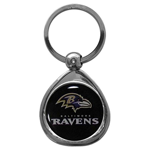 Siskiyou Unisex-Erwachsene Baltimore Ravens Schlüsselanhänger Chrom, Team-Farbe, Einheitsgröße von Siskiyou