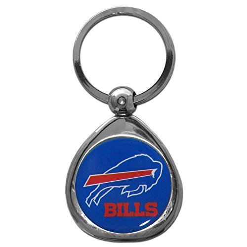 Siskiyou Sports Unisex-Erwachsene Buffalo Bills Schlüsselanhänger Chrom, Teamfarbe, Einheitsgröße von Siskiyou