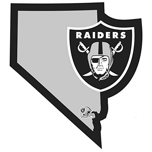 NFL Siskiyou Sports Fan Shop Las Vegas Raiders Home State Aufkleber One Size Team Farbe von Siskiyou