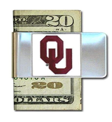 Siskiyou NCAA Sports Herren Oklahoma Sooners Geldklammer aus Stahl, Einheitsgröße, Teamfarbe von Siskiyou
