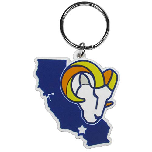 Siskiyou NFL Los Angeles Rams Home State Flexi Schlüsselanhänger Blau, Standard von Siskiyou