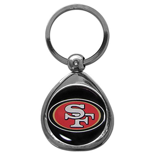 Siskiyou NFL Sports Fan Shop San Francisco 49ers Chrom-Schlüsselanhänger Einheitsgröße Team Farben von Siskiyou