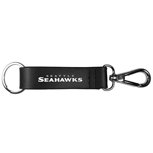 Siskiyou NFL Sports Fan Shop Seattle Seahawks Black Strap Schlüsselanhänger One Size schwarz von Siskiyou