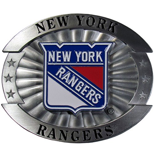 Siskiyou NHL New York Rangers Übergroße Gürtelschnalle von Siskiyou