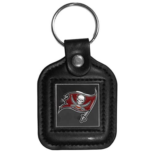 Siskiyou Sport Tampa Bay Buccaneers Leder Schlüsselanhänger quadratisch, schwarz, Standard von Siskiyou