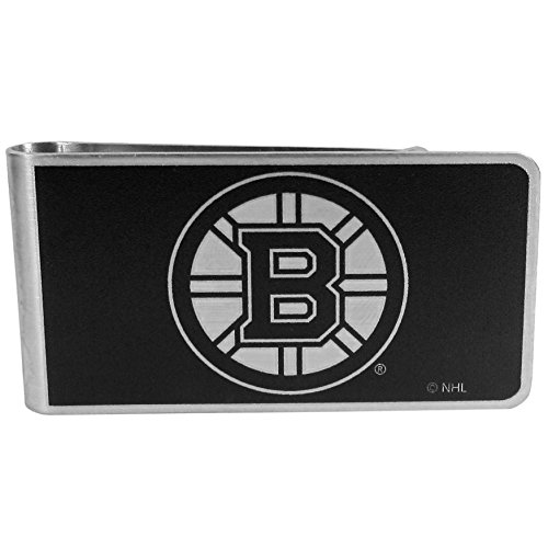 Siskiyou Sports Boston Bruins Geldklammer aus Stahl, Einheitsgröße, Schwarz von Siskiyou