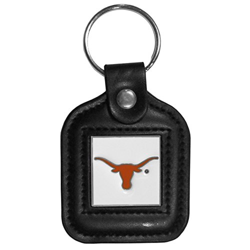 Siskiyou Sports NCAA Fan Shop Texas Longhorns Square Leder Schlüsselanhänger Einheitsgröße schwarz von Siskiyou