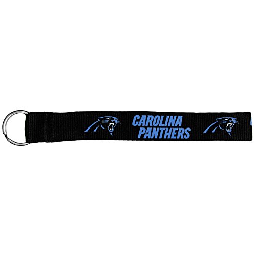 Siskiyou Sports Unisex-Erwachsene Carolina Panthers Schlüsselband, Blau, Split Ring von Siskiyou