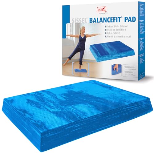 SISSEL® Balancefit® Pad Blau | Gleichgewichtstraining & Koordination | Antirutsch, TPE | Indoor & Outdoor | 120kg Belastbarkeit | Vielseitig & Sicher von Sissel