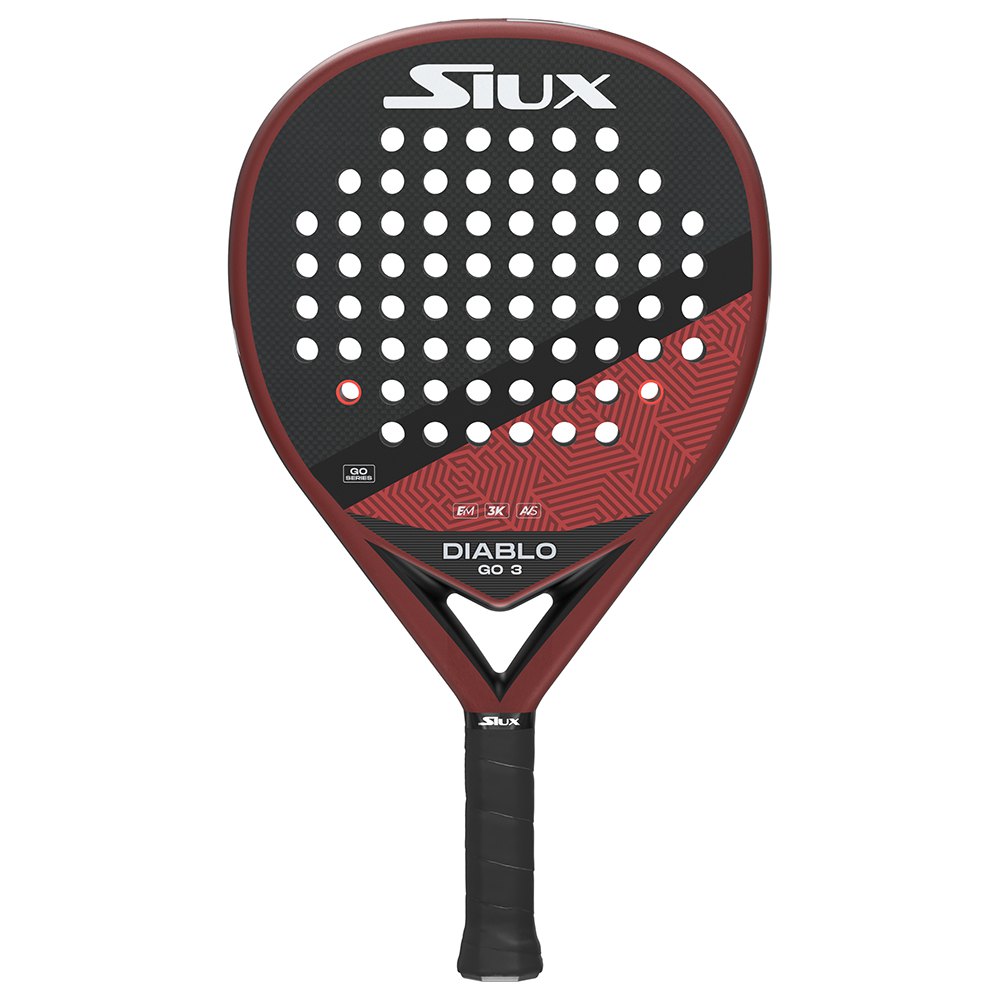Siux Diablo Go 3 Padel Racket Rot 355-375 gr von Siux