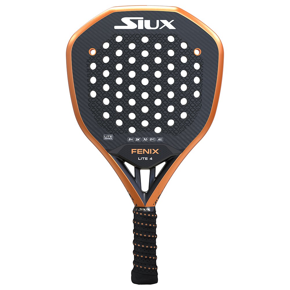 Siux Fenix Lite 4 Padel Racket Schwarz 355-375 gr von Siux