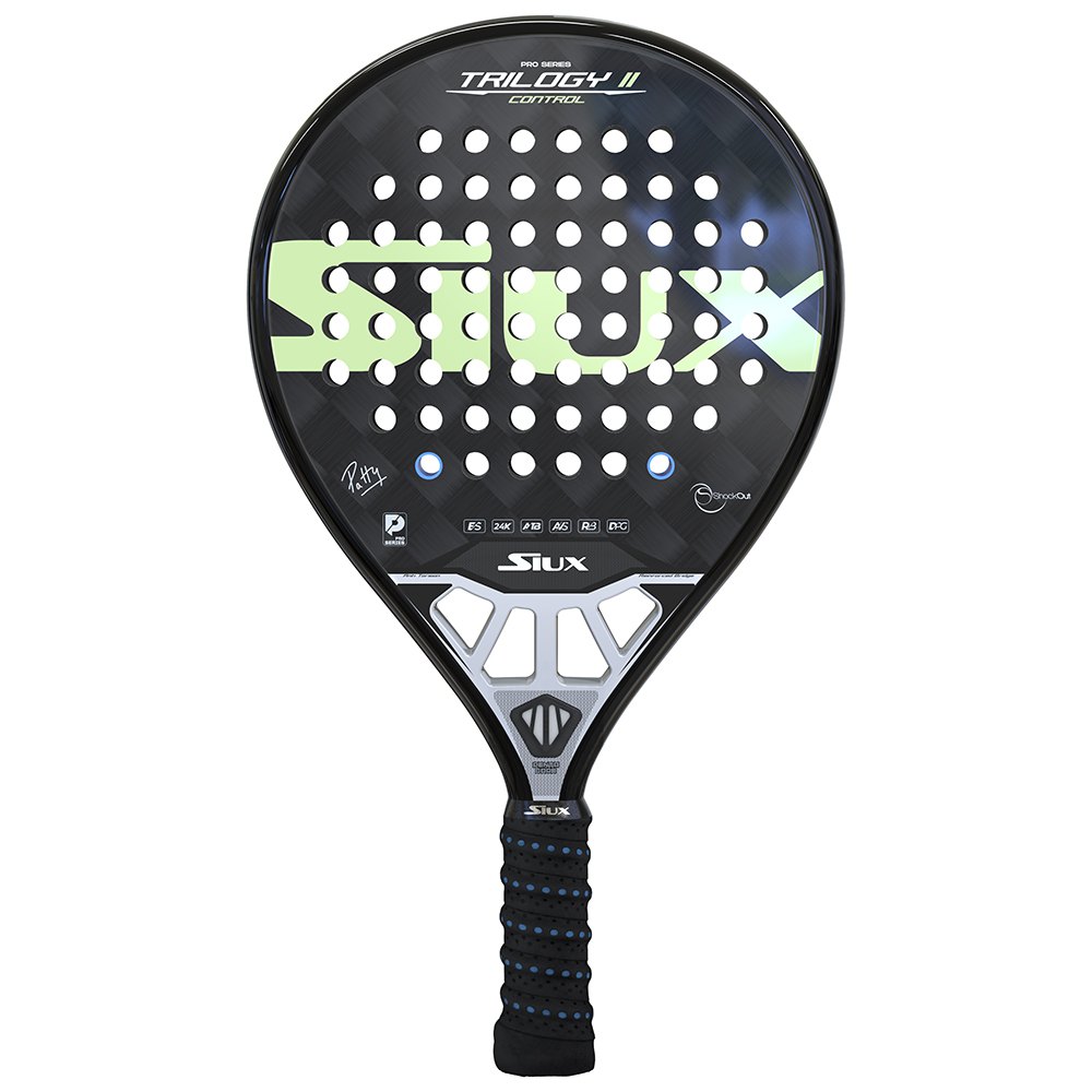 Siux Trilogy 2 Control Patty Pro Padel Racket Silber 355-375 gr von Siux