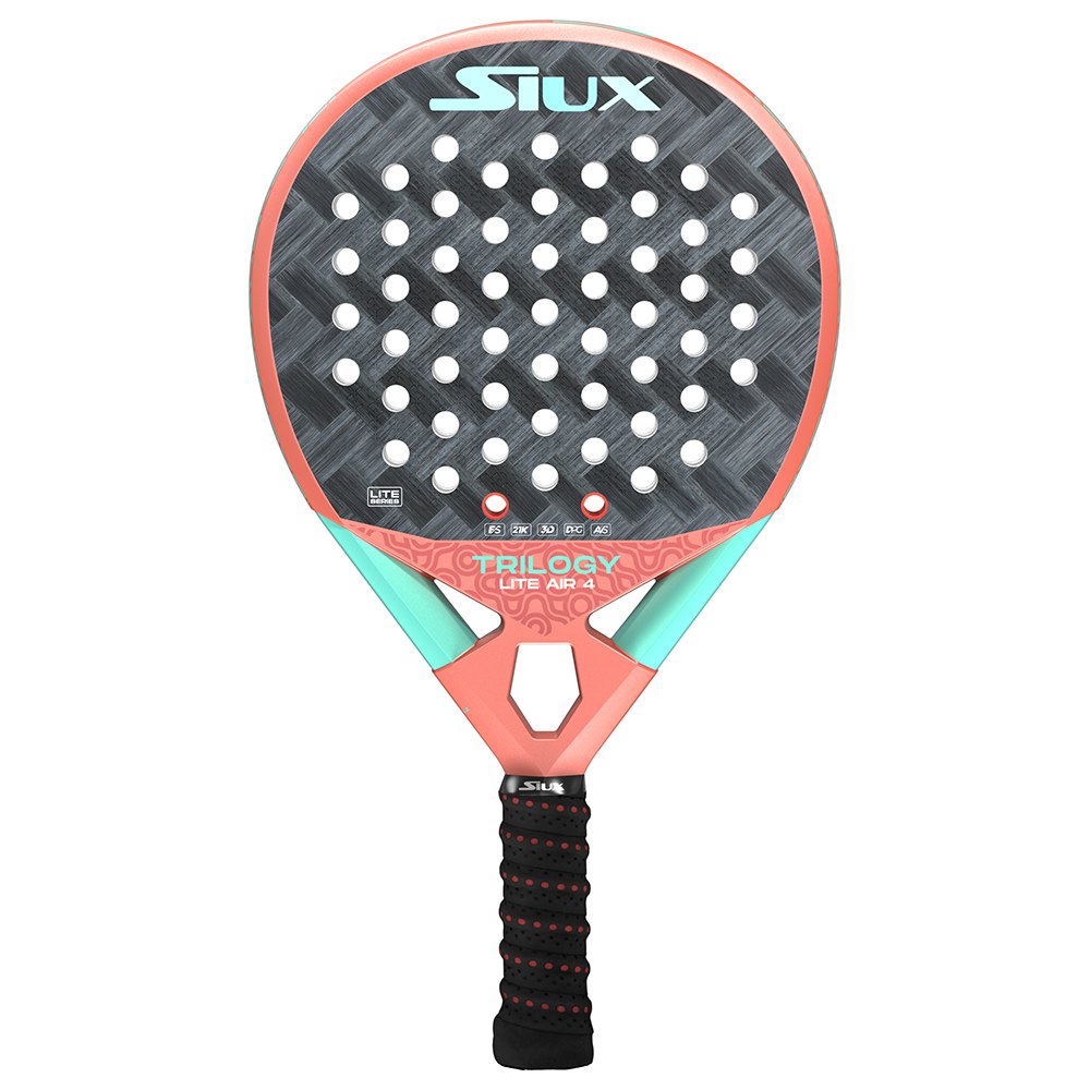 Siux Trilogy Lite Air 4 Woman Padel Racket Silber 340-360 gr von Siux