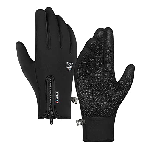 Siweiy Handschuhe Herren, Freezer Thermo Winterhandschuhe fur jedes Abenteuer,Outdoor-Aktivitäten,Winterfeste Handschuhe mit Wasserabweisender Oberfläche und Touchscreen-Kompatibilität (S) von Siweiy