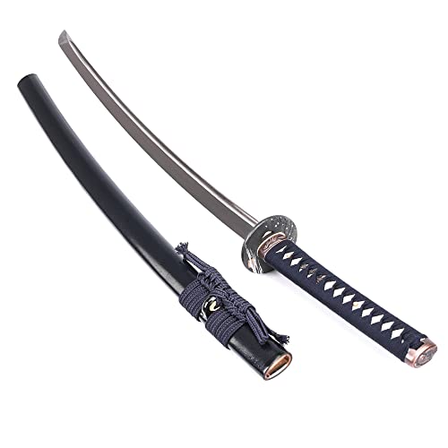 Katana Sword Real,40-Inch Traditional Handmade Full Tang Katana Alloy Tsuba Japanese Samurai Sword High Carbon Steel 1060 von siwode