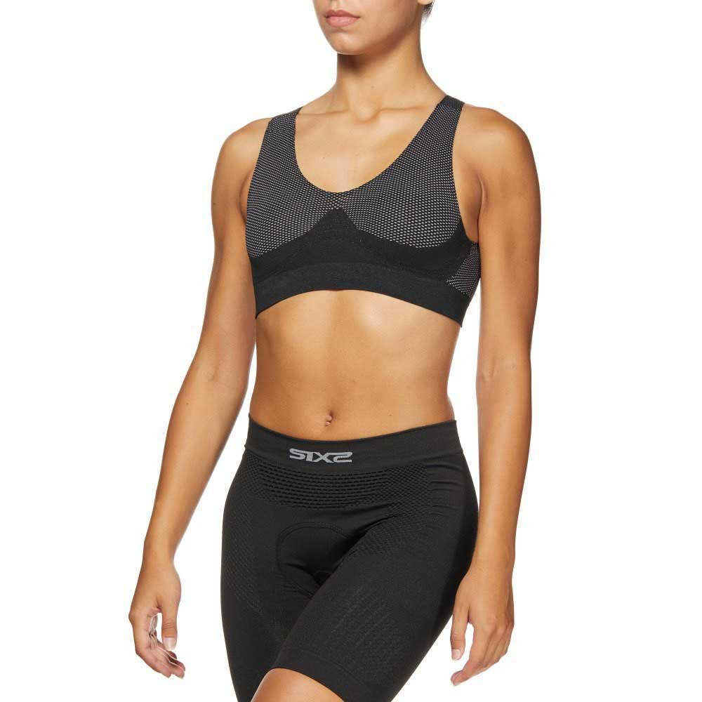 Sixs Sports Bra Schwarz S-M Frau von Sixs