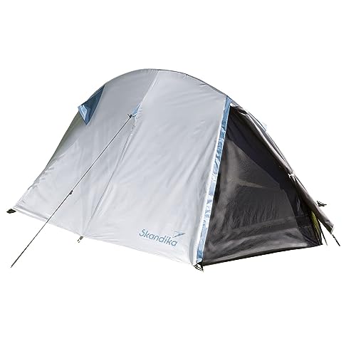 Skandika Trekkingzelt Hemus Sleeper | 2 Personen Tunnelzelt, verdunkelt Schlafkabine, Ultraleicht, wasserdicht, 3000 mm Wassersäule, Zelte 3-4 Saison für Camping | Trekking, Wandern, Outdoor von Skandika