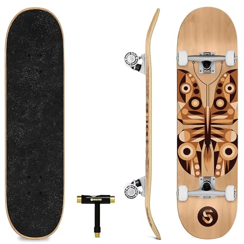 SKATRO - Pro Skateboard, 78,7 cm, komplettes Skateboard, Alter: Erwachsene, Jungen, Mädchen, Anfänger und Kinder. von Skatro