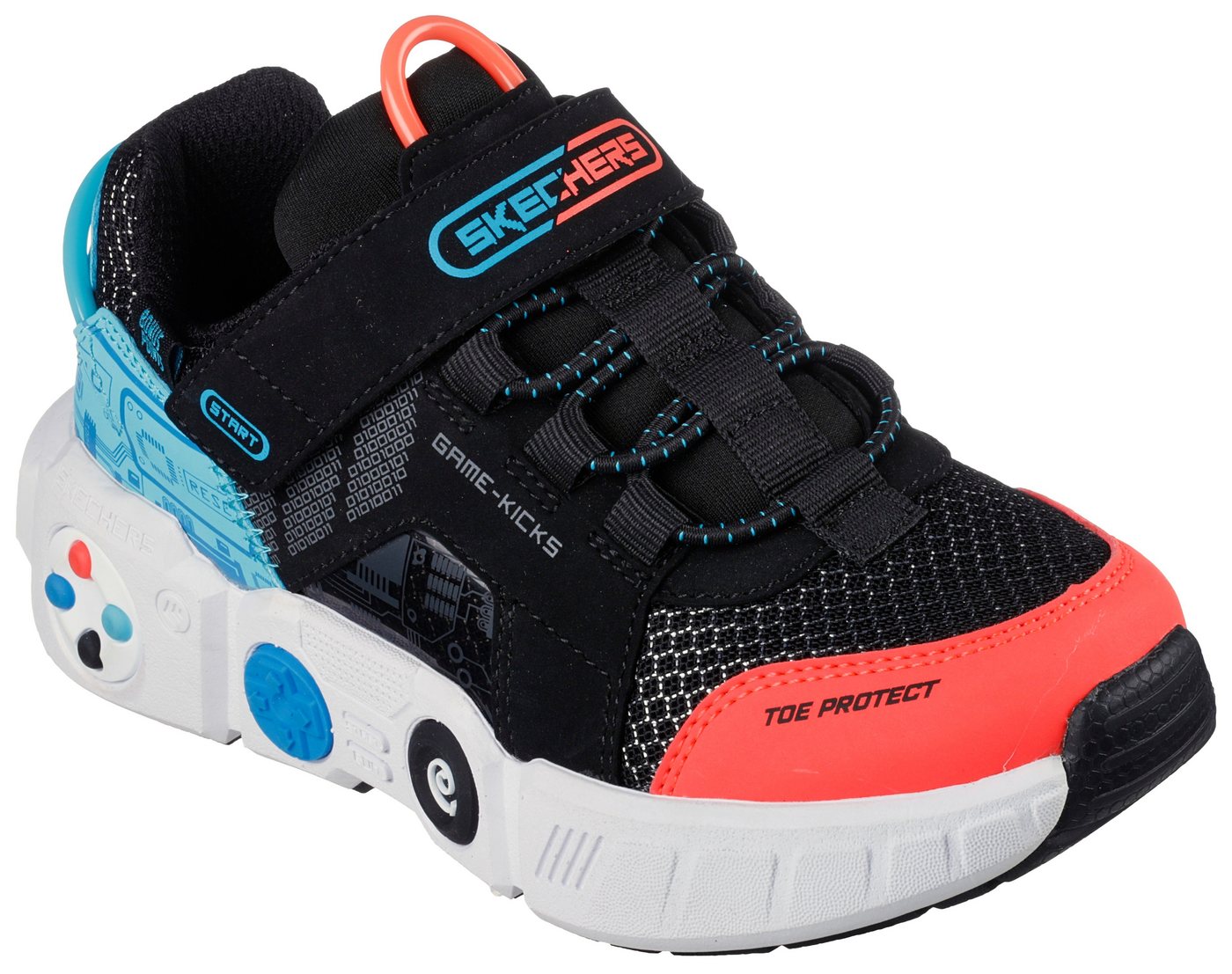 Skechers Kids GAMETRONIX- Sneaker für Maschinenwäsche geeignet, Freizeitschuh, Halbschuh, Schnürschuh von Skechers Kids
