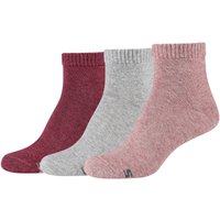 3er Pack SKECHERS Casual Quarter Socken Damen 4300 - chalk pink melange 35-38 von Skechers