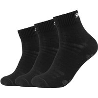 3er Pack SKECHERS Mesh Ventilation Quarter Socken 9999 - black 35-38 von Skechers