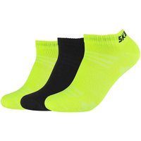 3er Pack SKECHERS Mesh Ventilation Sneakersocken 0201 - lemon glacier 39-42 von Skechers