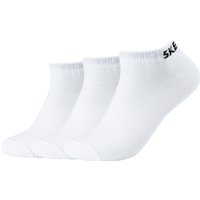 3er Pack SKECHERS Mesh Ventilation Sneakersocken 1000 - white 39-42 von Skechers