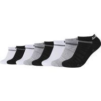 8er Pack SKECHERS Mesh Ventilation Sneakersocken 9996 - black/grey mix 43-46 von Skechers