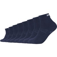 8er Pack SKECHERS Mesh Ventilation Quarter Socken 5999 - navy 35-38 von Skechers