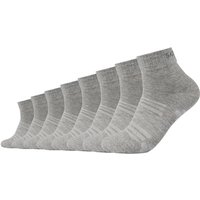 8er Pack SKECHERS Mesh Ventilation Quarter Socken 9300 - light grey melange 35-38 von Skechers