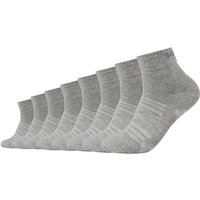 8er Pack SKECHERS Mesh Ventilation Quarter Socken 9300 - light grey melange 39-42 von Skechers
