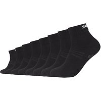 8er Pack SKECHERS Mesh Ventilation Quarter Socken 9999 - black 35-38 von Skechers